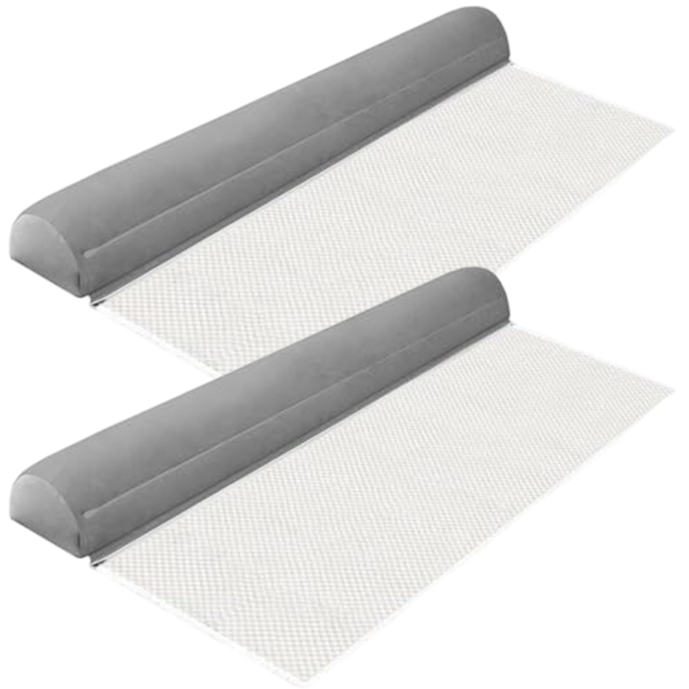 Paraurti per letto portatile da 2 pacchi, sponde per letto gonfiabili da 51x8x6 pollici, paraurti da viaggio lavabili antiscivolo per divano, hotel