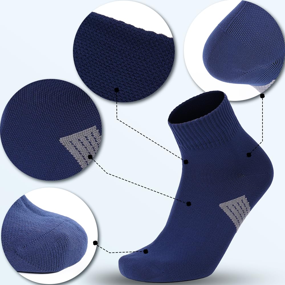 RANDY SUN Wodoodporne Oddychające Skarpety,[certyfikat SGS],Unisex Novum Rowerowe Skarpety,Trekking Hiking Wading Trail Socks 1 Para