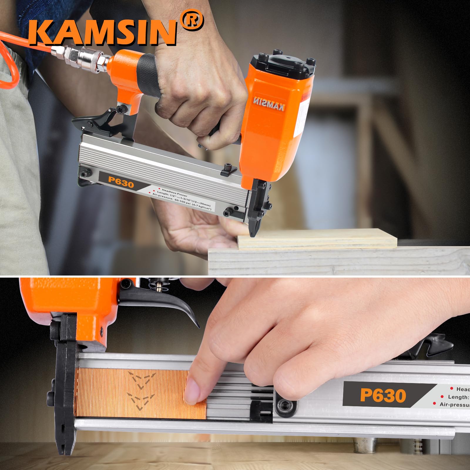 Amazon.co.jp: Kamsin ヘッドレスピン 12mm 脚長 ヘッドレスピンネイル