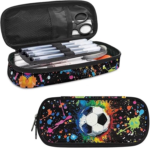 Miniatura 7 de Estuche para lápices Galaxy Wolf, bolsa duradera para lápices, papelería, bolsa de almacenamiento para niños, niñas, adolescentes, mujeres, hombres,