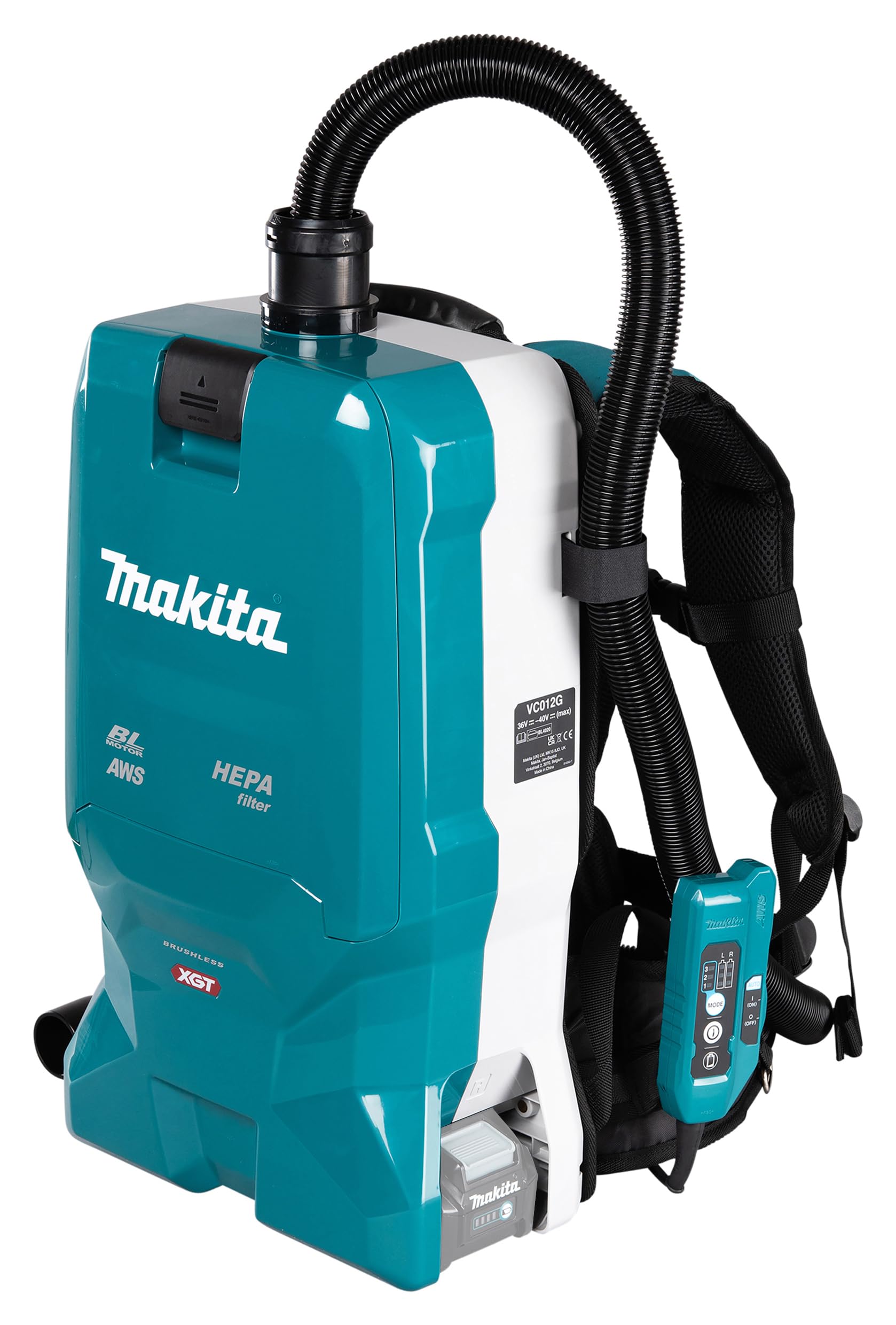 Amazon | マキタ(Makita) 充電式背負集じん機 40Vmax バッテリ・充電器 