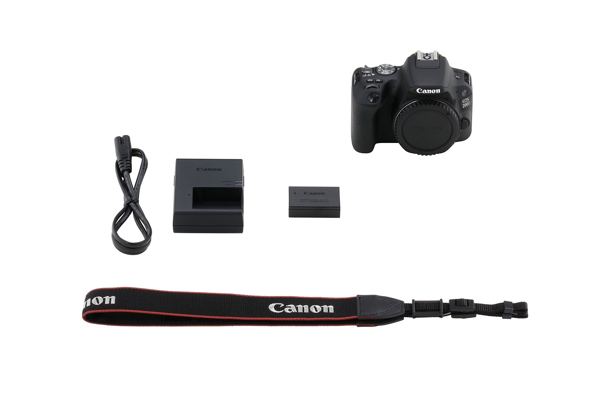 Canon EOS 200D Body Fotocamera Digitale Reflex, Nero