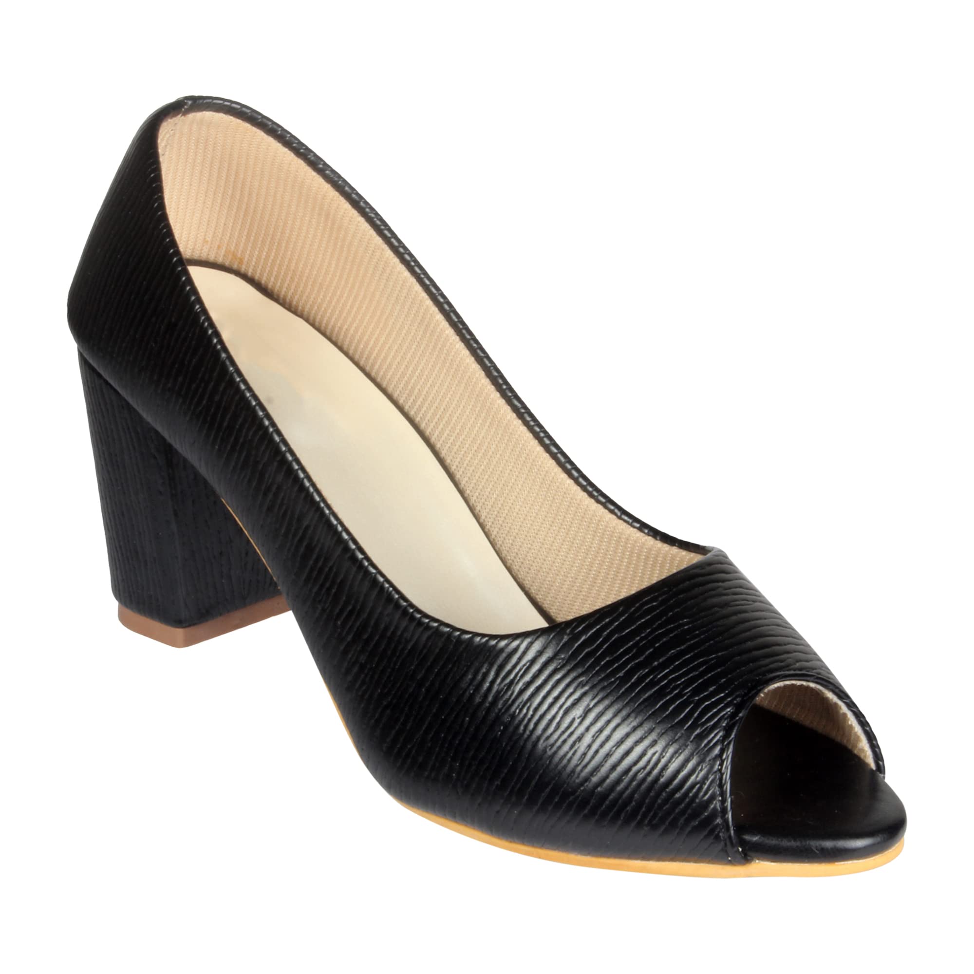 FootStreet Women Block Heels Bellies, Women Casual Footwear, Fashionable Ideal for Women, Ideal Gift for Special Occasions (BLACK, numeric_7) (B0B9K71X6Y) Amazon Price History, Amazon Price Tracker