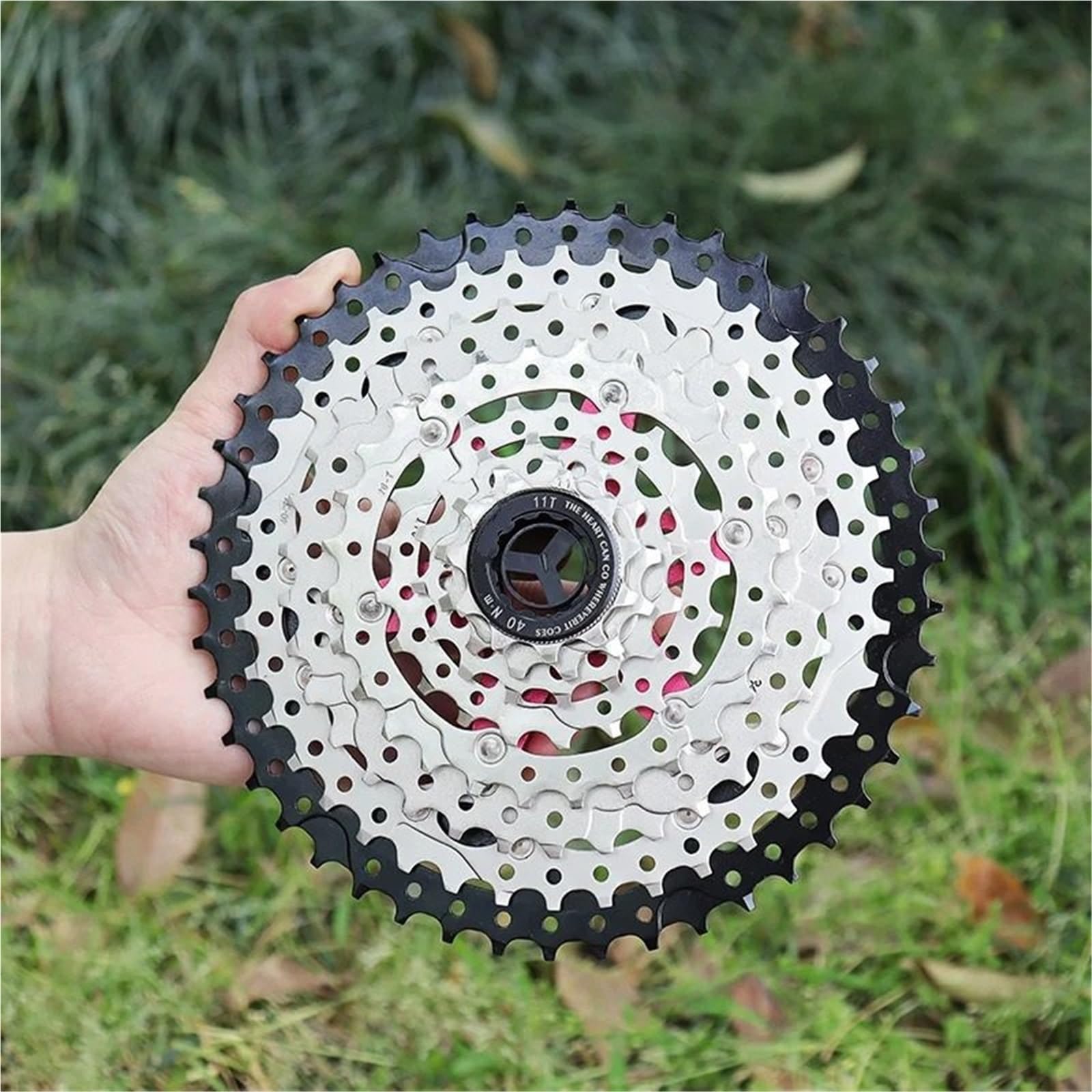Kaseta Rowerowa Pasuje do TTPRO 8V 11-40T/42T/46T kaseta MTB rower 8 prędkości HG zakres wolnobieg zębatka rower górski koło zamachowe Speed Cassette(8S-11-42T)