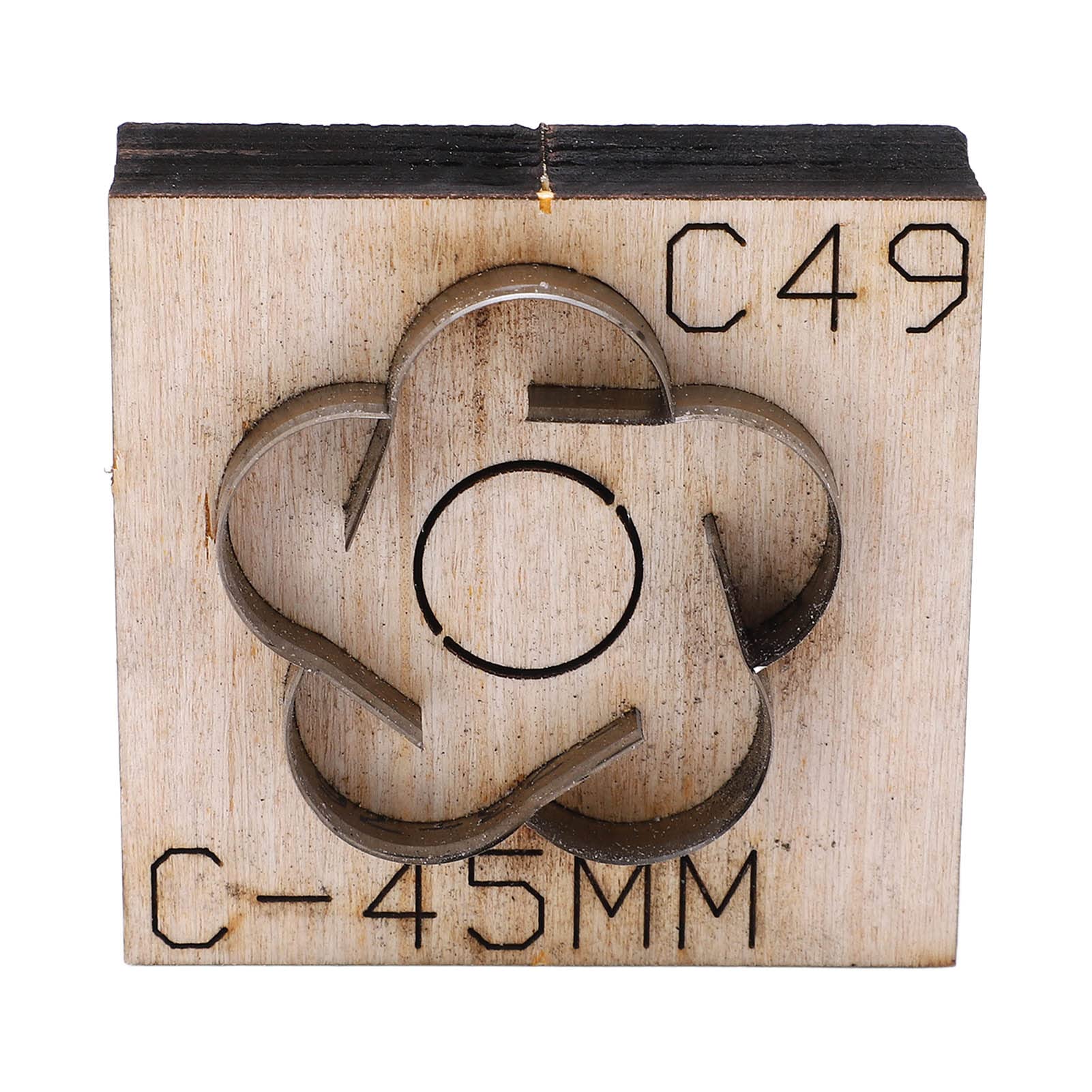 Matrice Découpe Cuir Circulaire 7 Pièces - 20 à 50mm Pour Bricolage Cuir