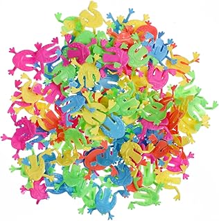 Totority 100 Pçs Conjuntos De Jogos Infantis Bolsas De Para Presentes Em Miniatura Brinquedos Para Festas Infantis Sapos De Plástico Para Jogos De Sapos Infantis Lembrancinhas De Festa De