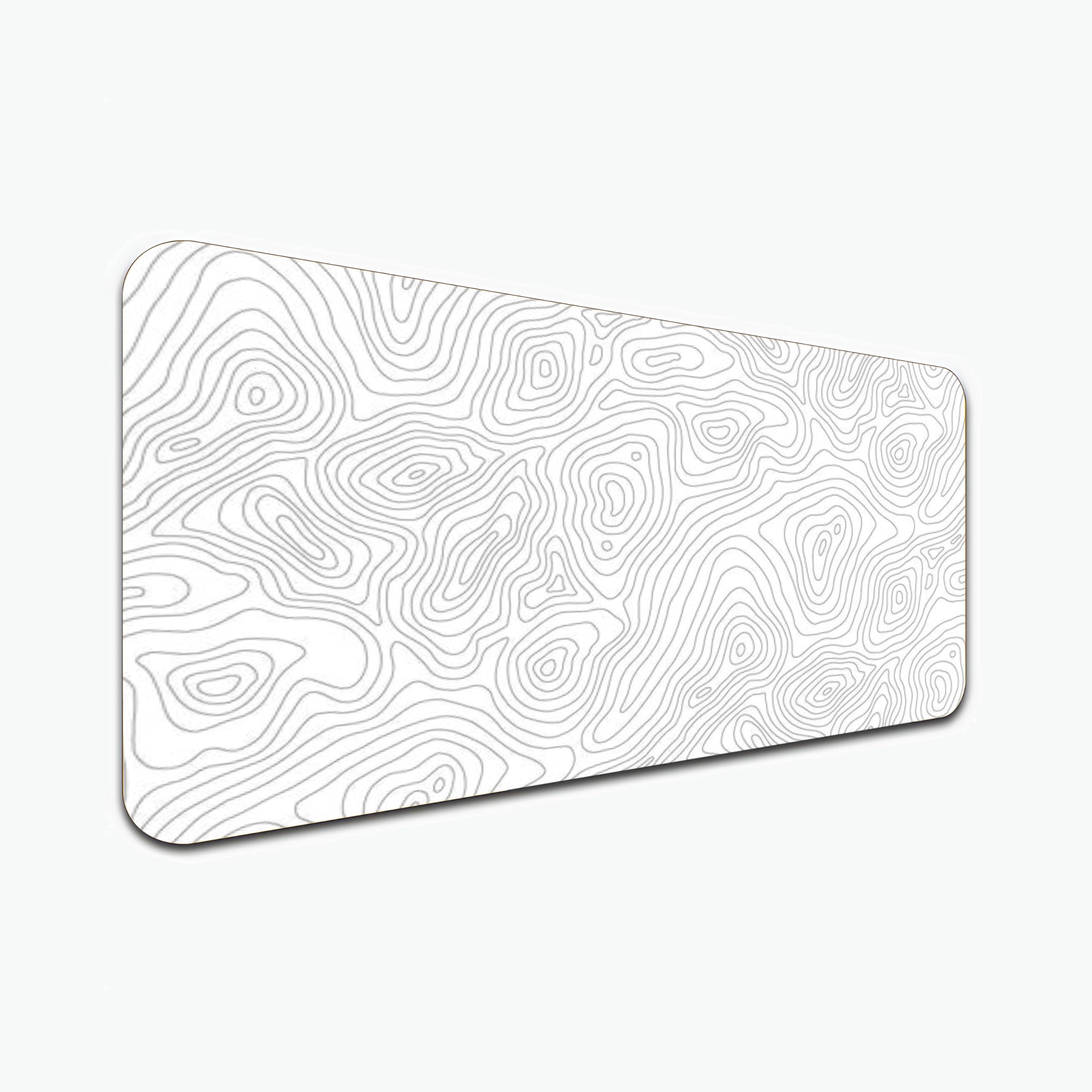 OUTFITQUE Japan Series “Topography White”(Limited Edition) Gaming Mouse Pad L 585mm x 280mm x 3mm (23 * 11 inches), Water & Dust Resistant Desk Pad, Gaming & Work Desk Mat.-picture-21