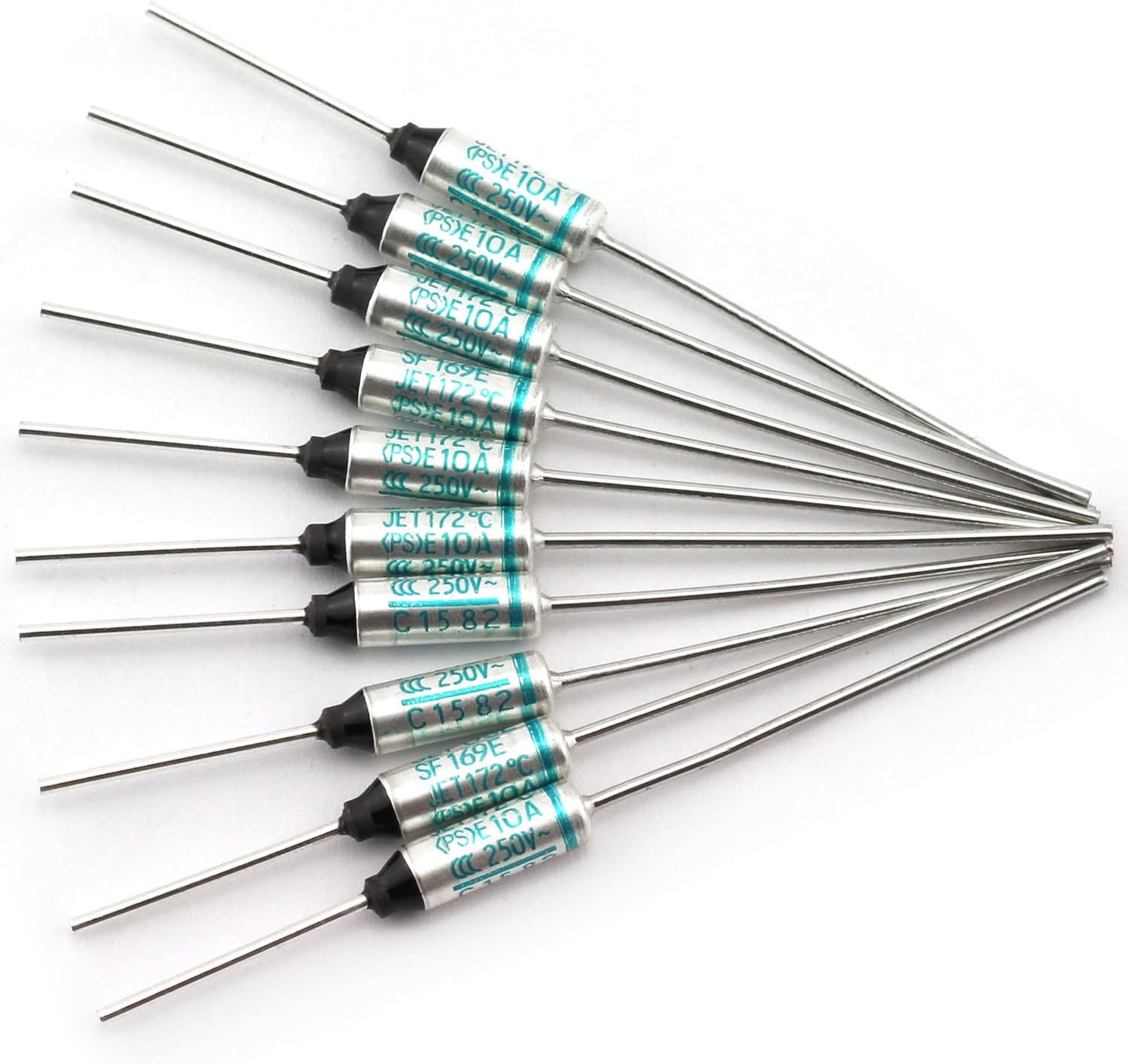 Product Deal TOTOT 10pcs SF169E-172 Degree Metal Thermal Cutoffs Thermal Fuse 10A 250V for Motor Transformer Electric Industrial Home ApplianceTOTOT 10pcs SF169E-172 Degree Metal Thermal Cutoffs Thermal Fuse 10A 250V for Motor Transformer Electric Industrial Home Appliance Black Friday - 80% OFF TOTOT 10pcs SF169E-172 Degree Metal Thermal Cutoffs Thermal Fuse 10A 250V for Motor Transformer Electric Industrial Home ApplianceTOTOT 10pcs SF169E-172 Degree Metal Thermal Cutoffs Thermal Fuse 10A 250V for Motor Transformer Electric Industrial Home Appliance