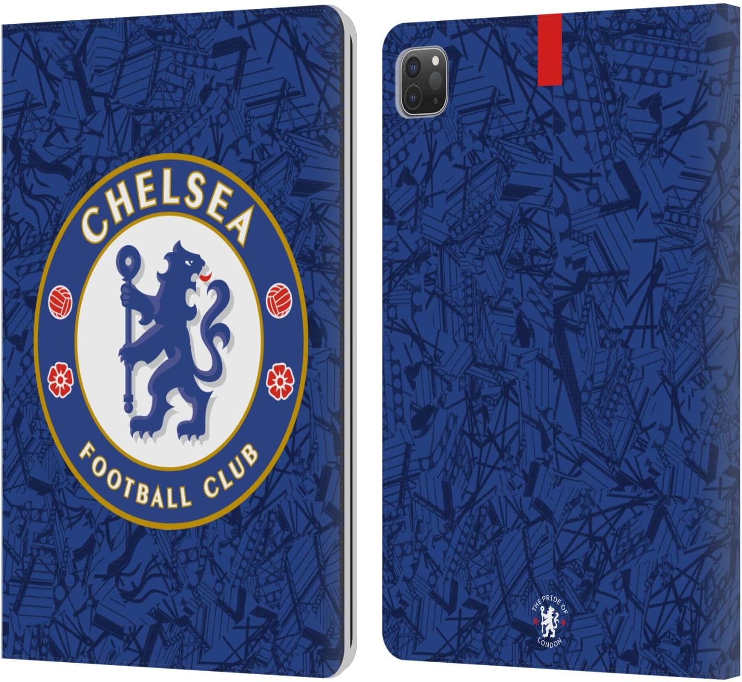 Head Case Designs Officially Licensed Chelsea Football Club Home 2019/20 Kit Leather Flip Case Compatible with Apple iPad Pro 11 2020/2021 / 2022