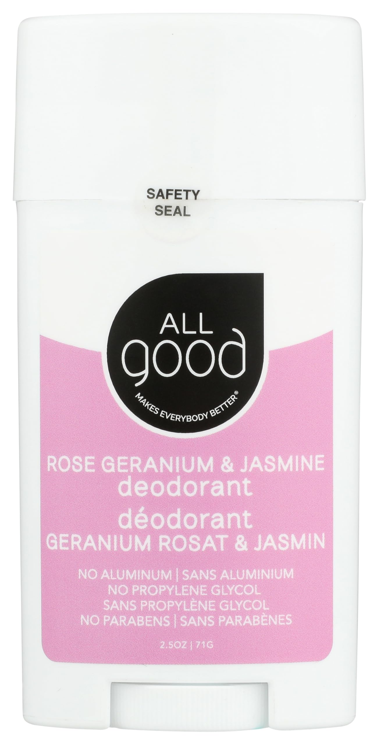 All Good Aluminum Free Deodorant Stick - Natural Deodorant w/Shea Butter & Aloe Vera, Bio-Active Formula, Vegan, Underarm Odor Protection for Men &