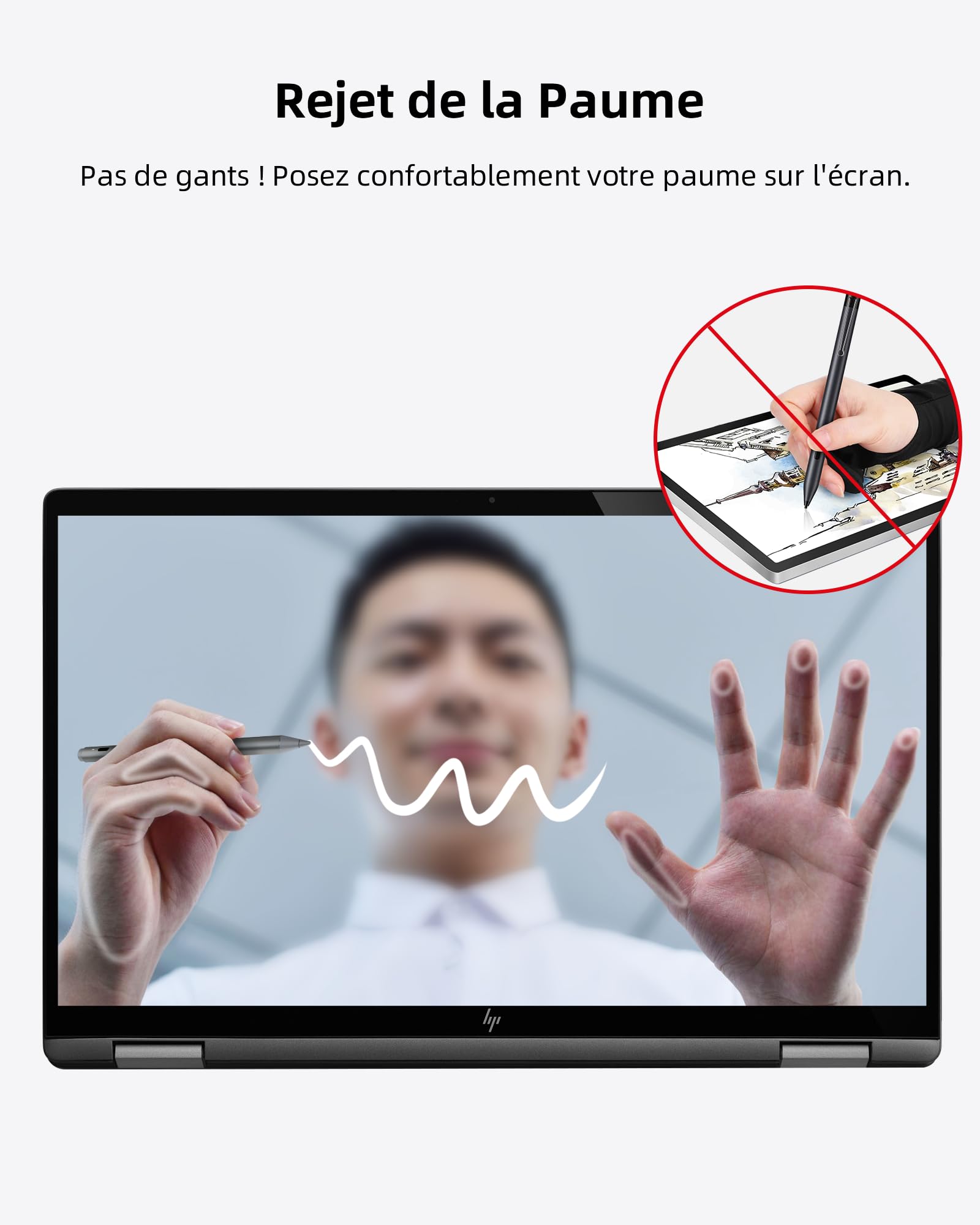 Metapen Stylet M2 pour Surface Pro 10/X/9/8/7/6/5/4,4096 Niveau de Pression,Gomme de Fin,Charge Rapide USB-C,Sensible à l'Inclinaison,Rejet de Paume,Stylet pour Laptop 2/3/4/5/ Duo/Studio/Kobo/ASUS