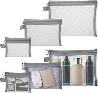 Bolsas cosméticas transparentes, juego de alm...