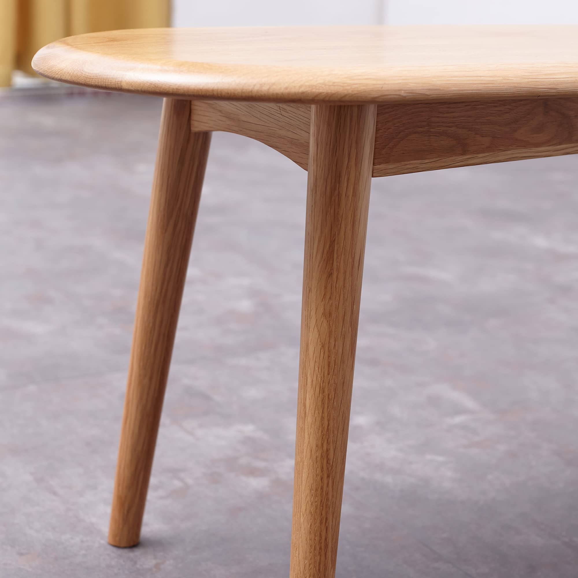 Christopher Knight Home Ella Dining Bench, Oak Wood Dining Bench, Oval Shaped Chair, End of Bed Entryway Foot Seats, Kitchen Chair, 39.37"Small Benches for Living Room Dining Room Home Decor, Natural