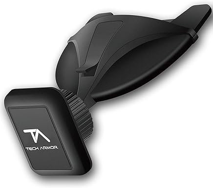 Tech Armor Universal magn?tico CD ranura soporte de coche para, One Touch quick snap, para iPhone, Samsung Galaxy, Google, LG y m?s???negro Tech Armor Universal magn?tico CD ranura soporte de coche para, One Touch quick snap, para iPhone, Samsung Galaxy, Google, LG y m?s???negro