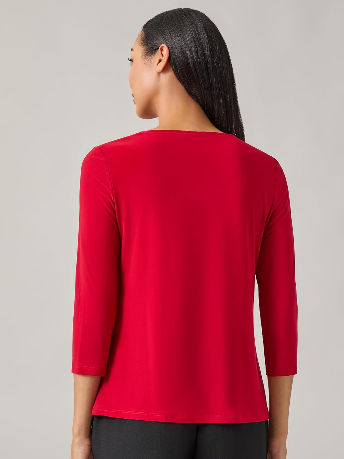 Kasper Women's Ity 3q Twist Neck