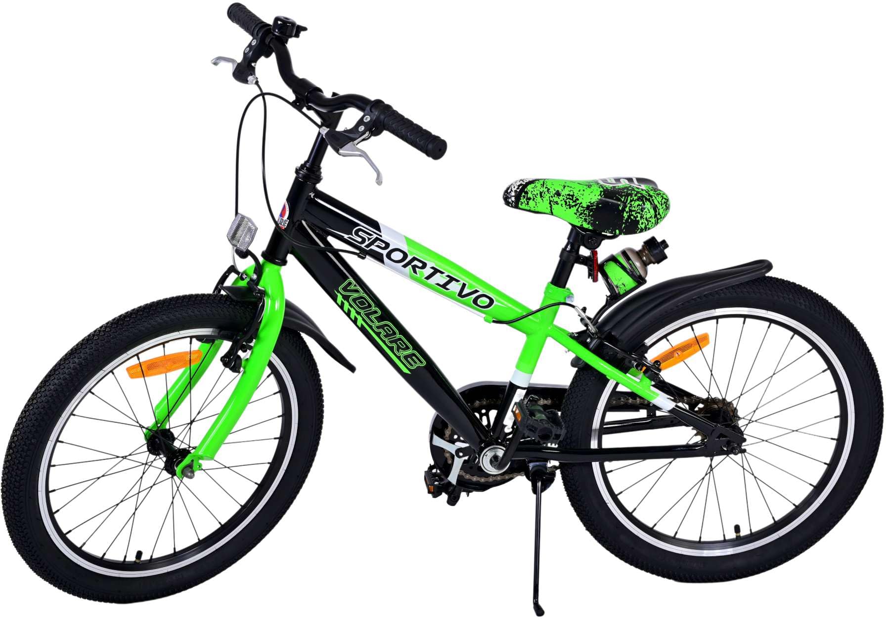 Bicicletta sportiva verde 20" a sfera