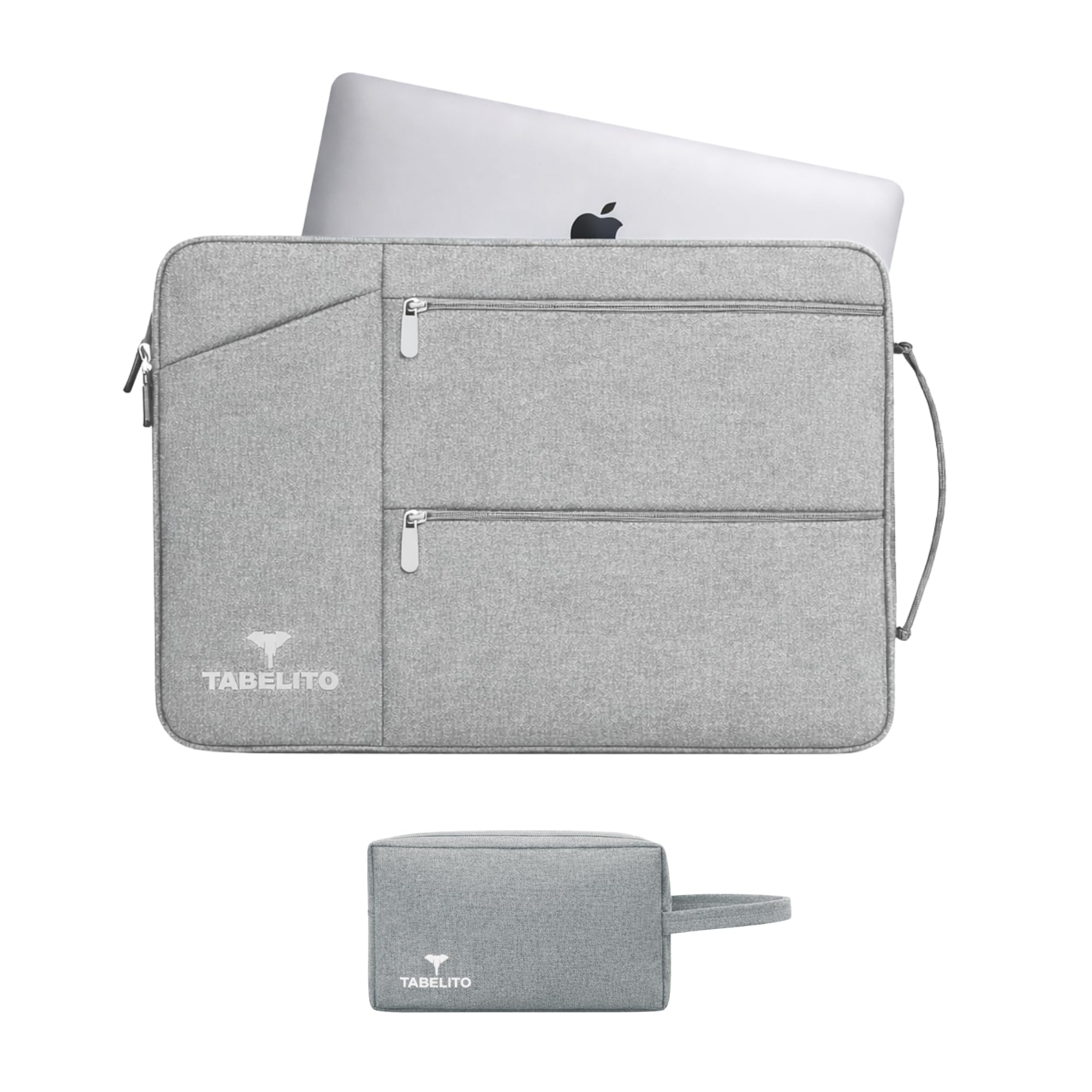 Tabelito® Hybrid 13.3 inch Laptop Bag Sleeve Cover with Box HP/Dell/Accer/Apple/Asus/Lenovo/Ultrabook/Razer Etc.-Grey 13.3 INCH