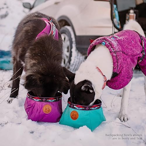 Vista 8 de Wilderdog Tazón para mochilero: capacidad para alimentos y agua de hasta 64 onzas, Pacific Blue, Azul Pacífico