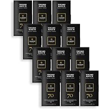 Amedei Case-Pack | Toscano Black 70% Dark Chocolate | 12 x 1.7oz Bar