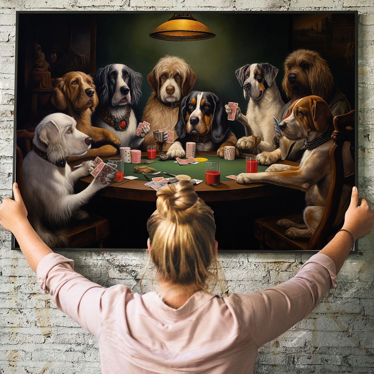 Amazon.com: Hudo Great Dane Dog Poster Pokers Dogs (or Dogs