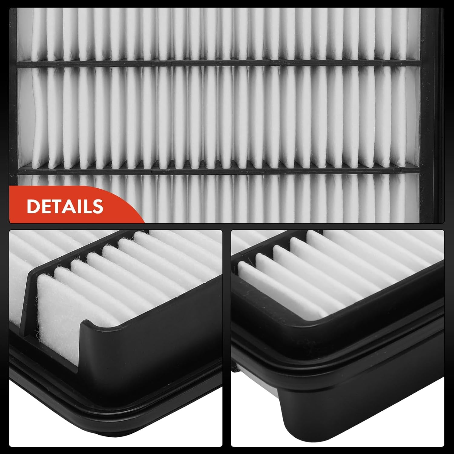 A-Premium Engine Air Filter Compatible with Kia Amanti 2004-2006 & Hyundai XG300 2001-2001, XG350 2002-2005, 3.0L 3.5L, Replace# 2811339000