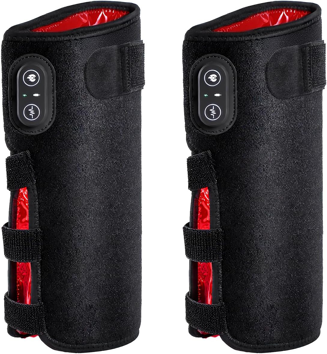 Portable Red Light Therapy, Infrared Light for Horse Legs, Relieves Joint Stiffness and Promotes Muscle Recovery in Horses (Black, 2 Pcs)