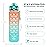 Enerbone 32 oz Water Bottle with Times to Drink and Straw, Motivational Drinking Water Bottles with Carrying Strap, Leakproof BPA & Toxic Free, Ensure You Drink Enough Water for Fitness Gym Outdoor