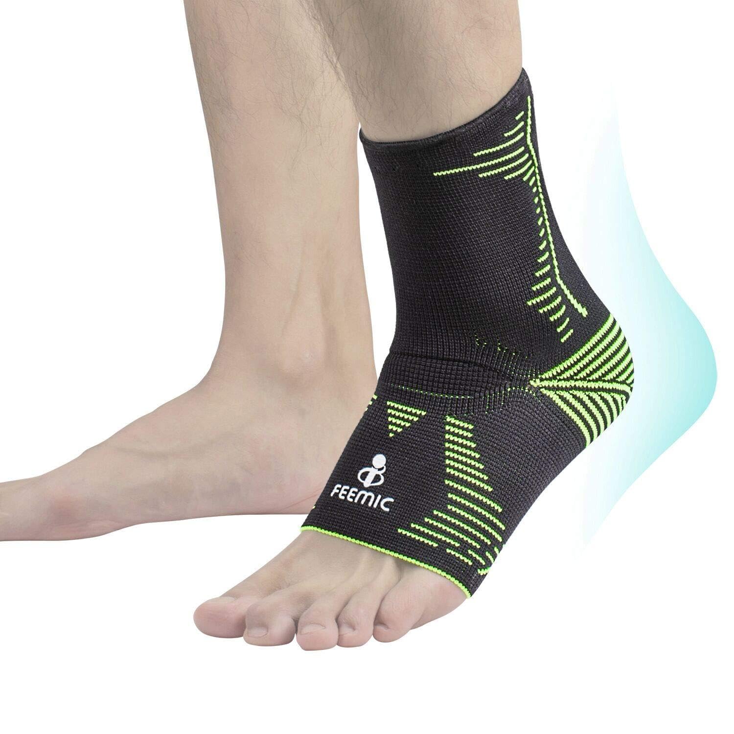 Ankle Brace Compression Support Sleeve for Basketball Running volleyball Sport,Breathable Ankle Support for Injury Recovery,Joint Pain,Swelling and Achilles Tendon Sprains