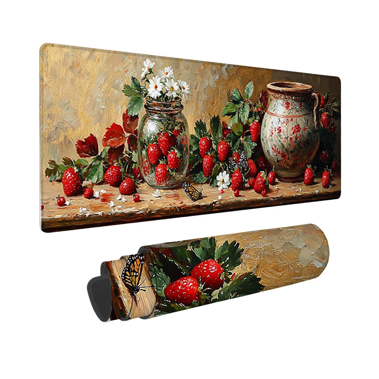 Podkładka pod mysz do gier, 1400 x 600 mm XXL Podkładka pod mysz do gier, duża, antypoślizgowa, wodoodporna, iExtended długa podkładka pod mysz do klawiatury XXL, akcesoria biurowe, do gier, komputera