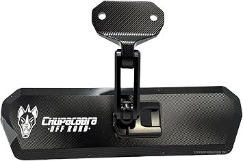 Chupacabra OffRoad Super Deluxe Rearview Mirror Fits Polaris Pro Xp/Turbo R/Pro R/Pro S Black