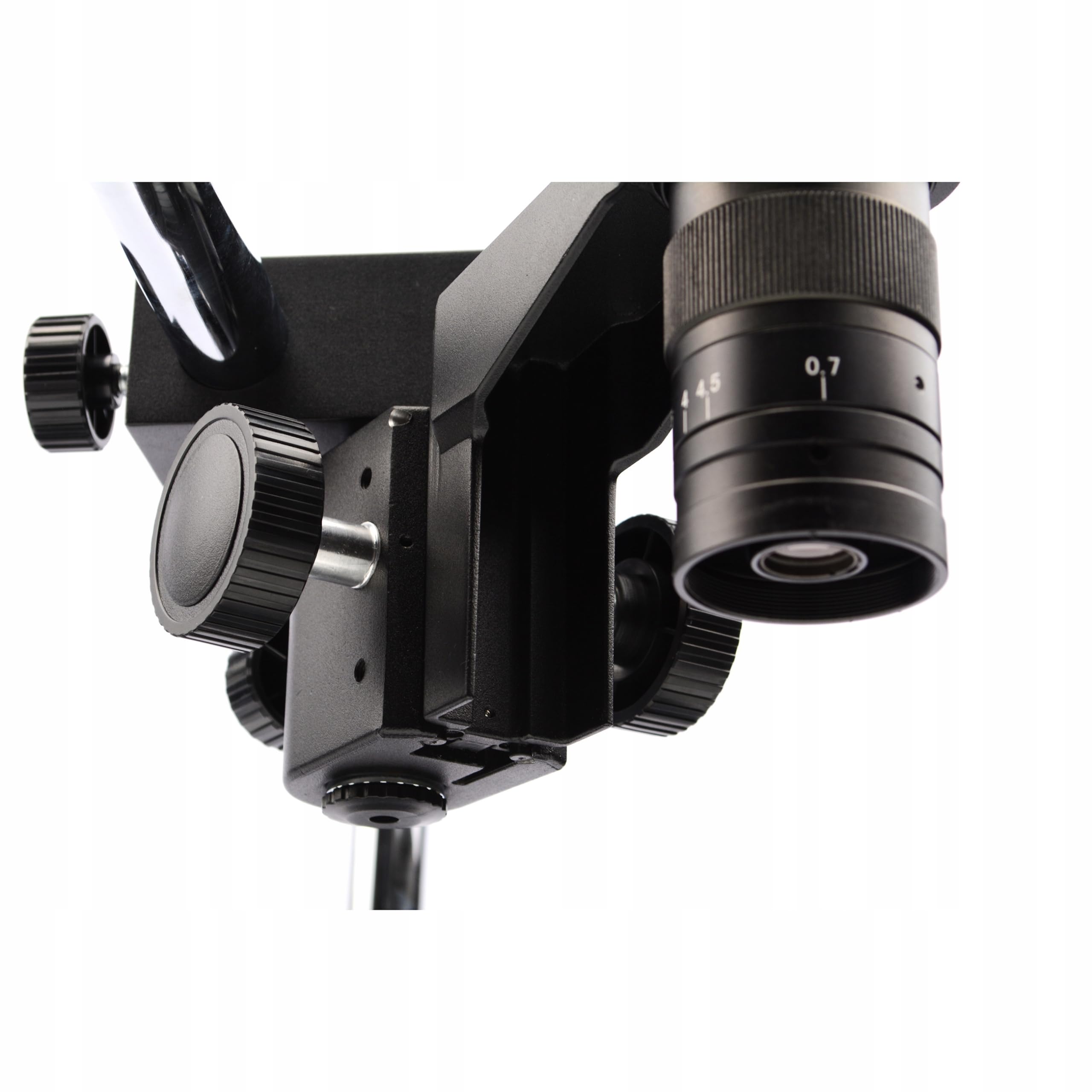 Rosfix Zestaw Earth Pro MCEP-0.5X-PZRR – cyfrowy mikroskop stereo z zoomem 7-45x i mocowaniem C | światło pierścieniowe LED 56x i kamera HDMI/USB | do elektroniki, laboratorium, przemysłu, biologii