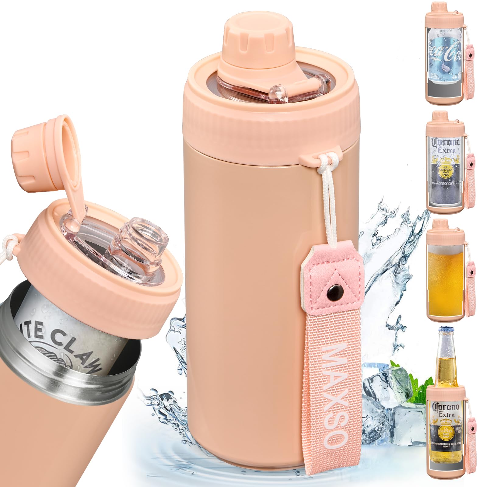 Amazon.com: MAXSO Sealed Can Cooler Fizz Lid Can Cover for