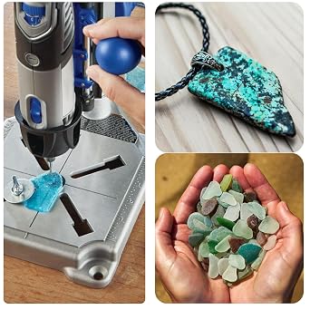 Drilax 10-Pc Diamond Drill Bits, 1.5 mm & 2 mm for Sea Glass & Jewelry