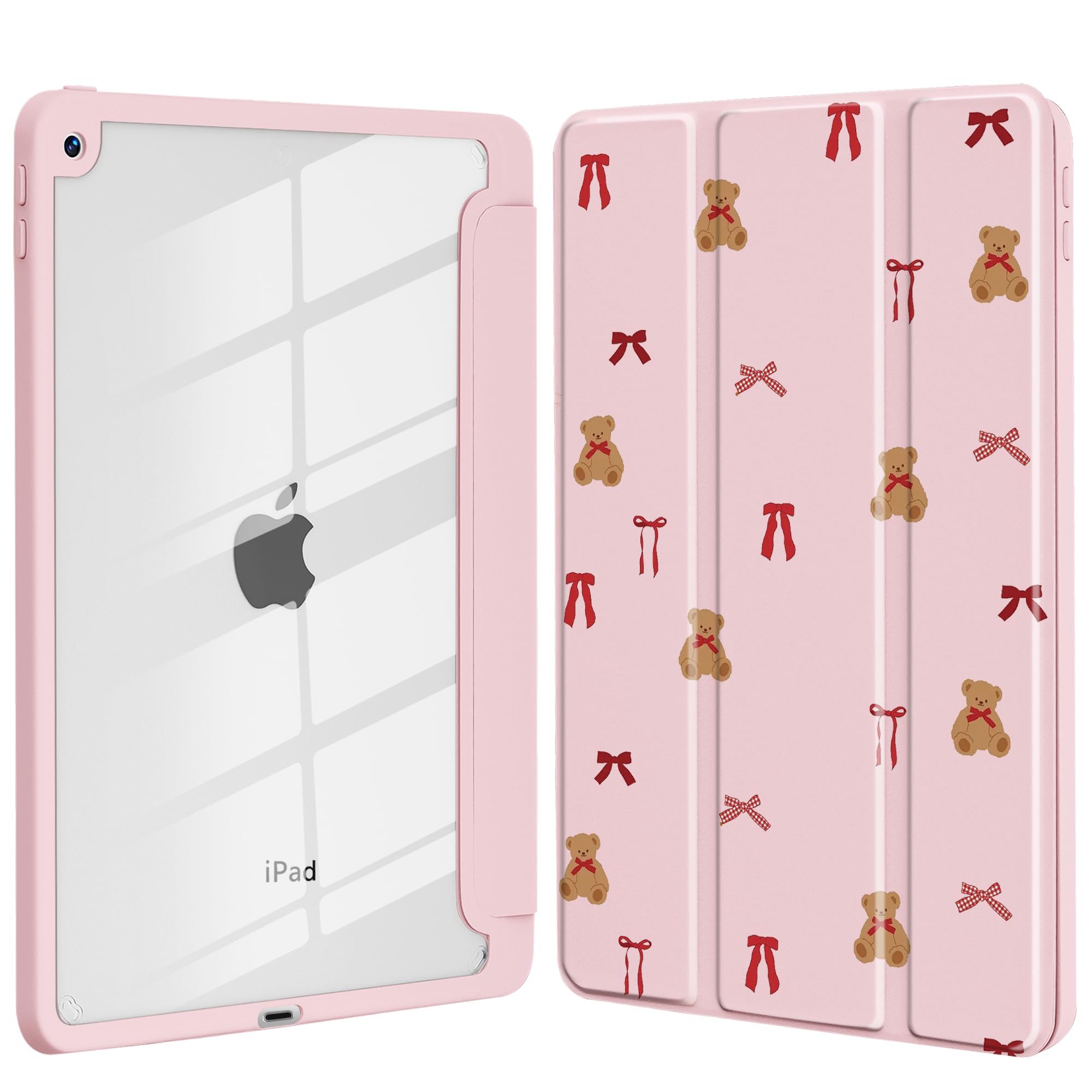 Coque intégrale iPad 7 8 9e génération 10,2 pouces transparente rigide - 8