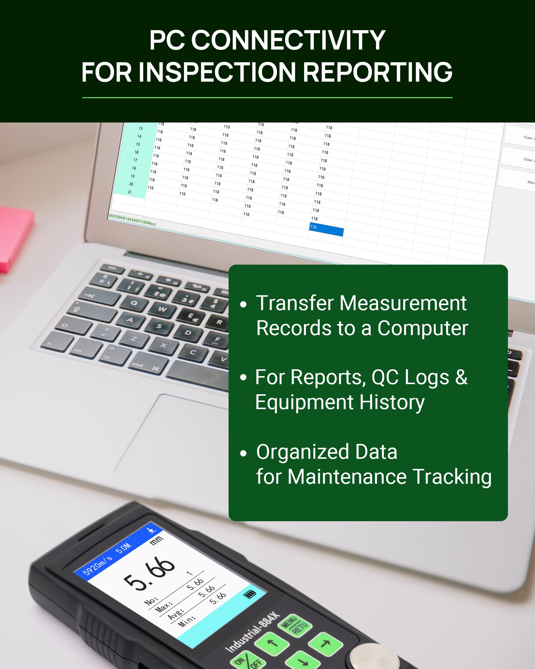 Ultrasonic Thickness Gauge - Precise Measurement -3 Ultrasonic Thickness Gauge - Precise Measurement -3