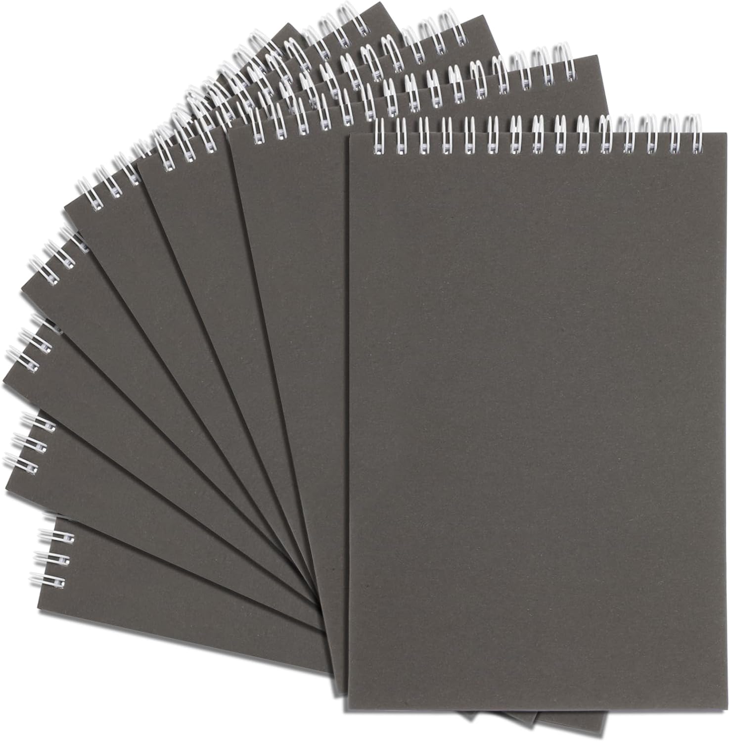 Qilery 16 Pcs Spiral Steno Pads, 6" x 9", 160 Pages/ 80