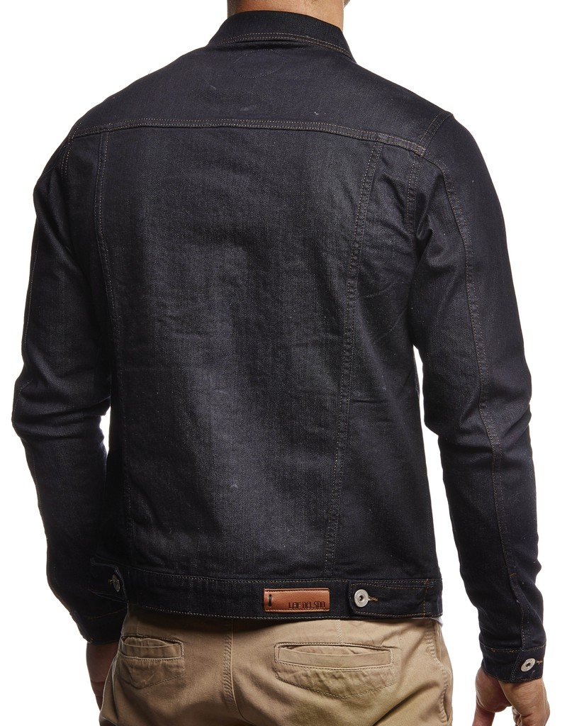 Leif Nelson Giacca di Jeans Uomo LN-9500