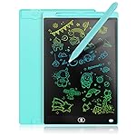 Genialba LCD Writing Board 16 Inches, Colourful Electronic Tablet, Portable Erasable Drawing Board, Graphic Tablet for Children\'s Games 3 4 5 6 7 Year Old Kid Boys Girls (Blue)