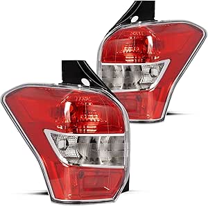 Jeep Patriot Led Tail Lights Pair Of Tail Lights For 2008-2017 Jeep Patriot – 2-Hole Version, Chrome Housing, Red Lens, Incandescent Bulbs Included Jeep Gladiator Tail Light Cover - Foto 2
