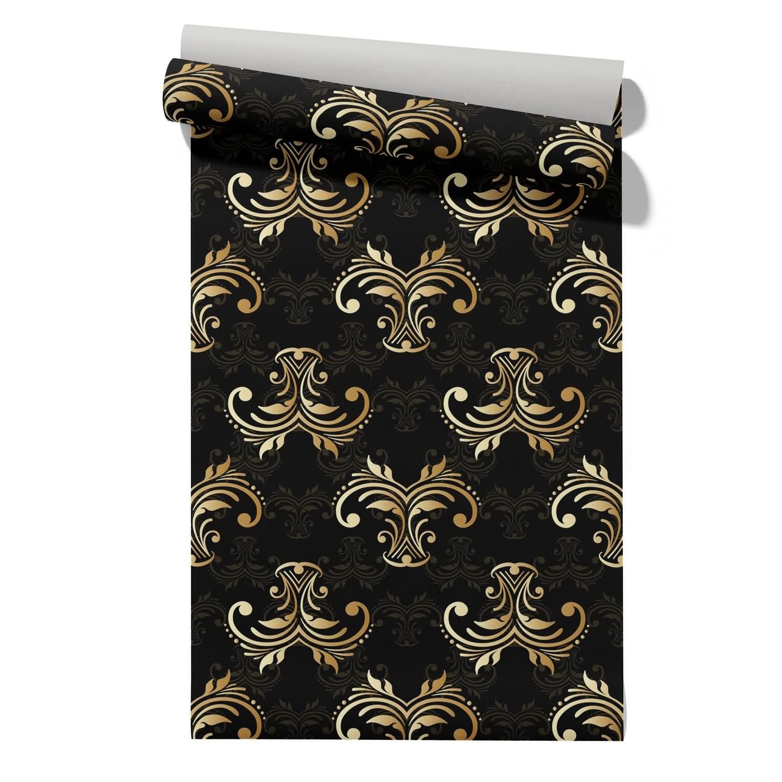 CEVAN 3D Wallpaper for Living Room Modern Kitchen European Retro Pattern Stylish and Elegant 45x300cm
