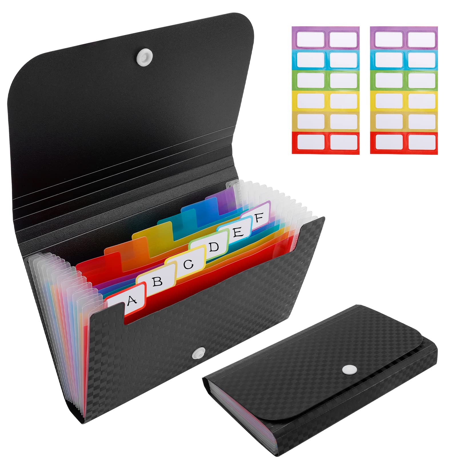 Cartella Portadocumenti A4 Con 13 Tasche - Organizer Espandibile Con Cerniera, Per Ufficio E Scuola - Foto 8