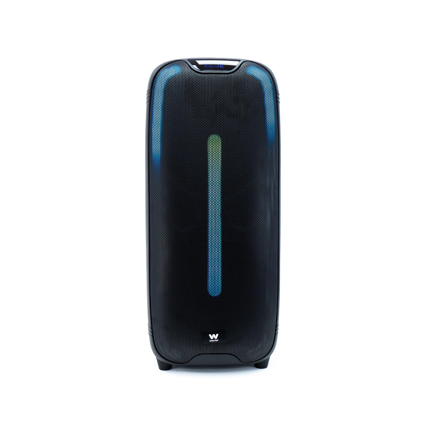Woxter Rock'n'Roller ST - Altavoz Trolley Bluetooth Rock'n'Roller ST, 100W, 4,5 Ah de batería, Bluetooth, AUX, Tarjeta de Memoria SD, Pantalla LED