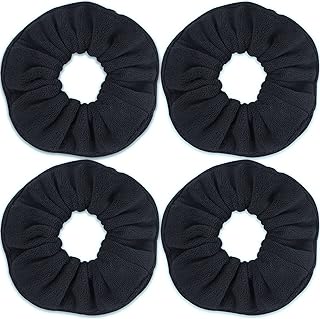 IVARYSS Super Towel Scrunchies for Drying Hair, Absorbent and Soft Micro...