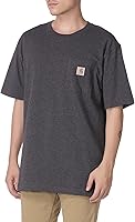 Vista 2 de Carhartt Camiseta de manga corta pesada con bolsillo para hombre
