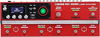 BOSS RC-600 Loop Station | Bodenlooper-Topmodell mit wegweisender Soundqualität und Flexibilität | 6 Stereo-Phrasen-Tracks | 9 Fußschalter | Riesige Effekt-Bibliothek | 2 XLR-Mikrofone