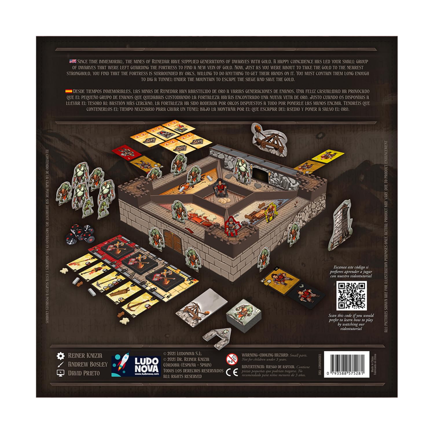 Ludonova - The Siege of Runedar, Juego de Mesa en Español (LDNV400001)