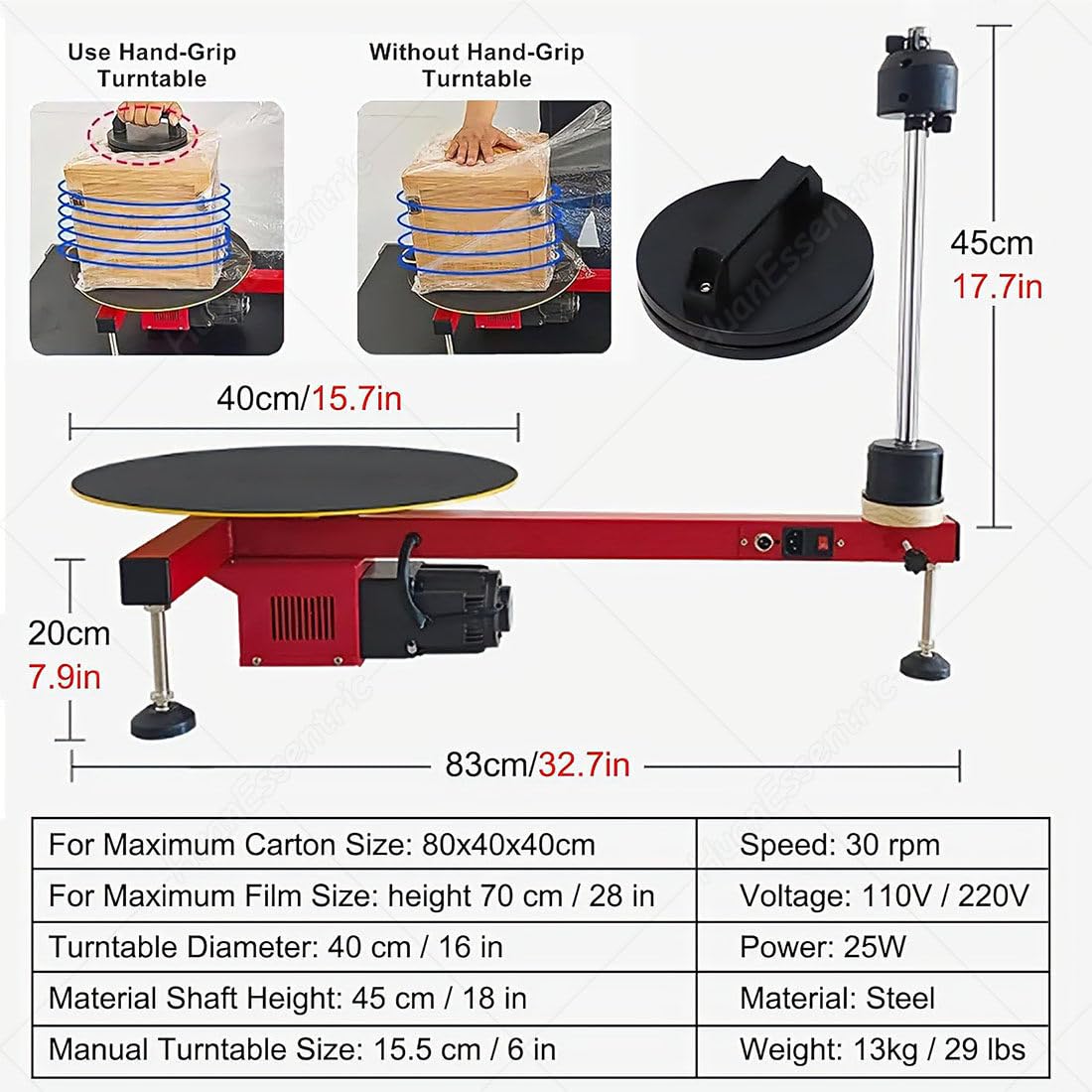 Automatische Palettenverpackungsmaschine für Logistik und Versandverpackung