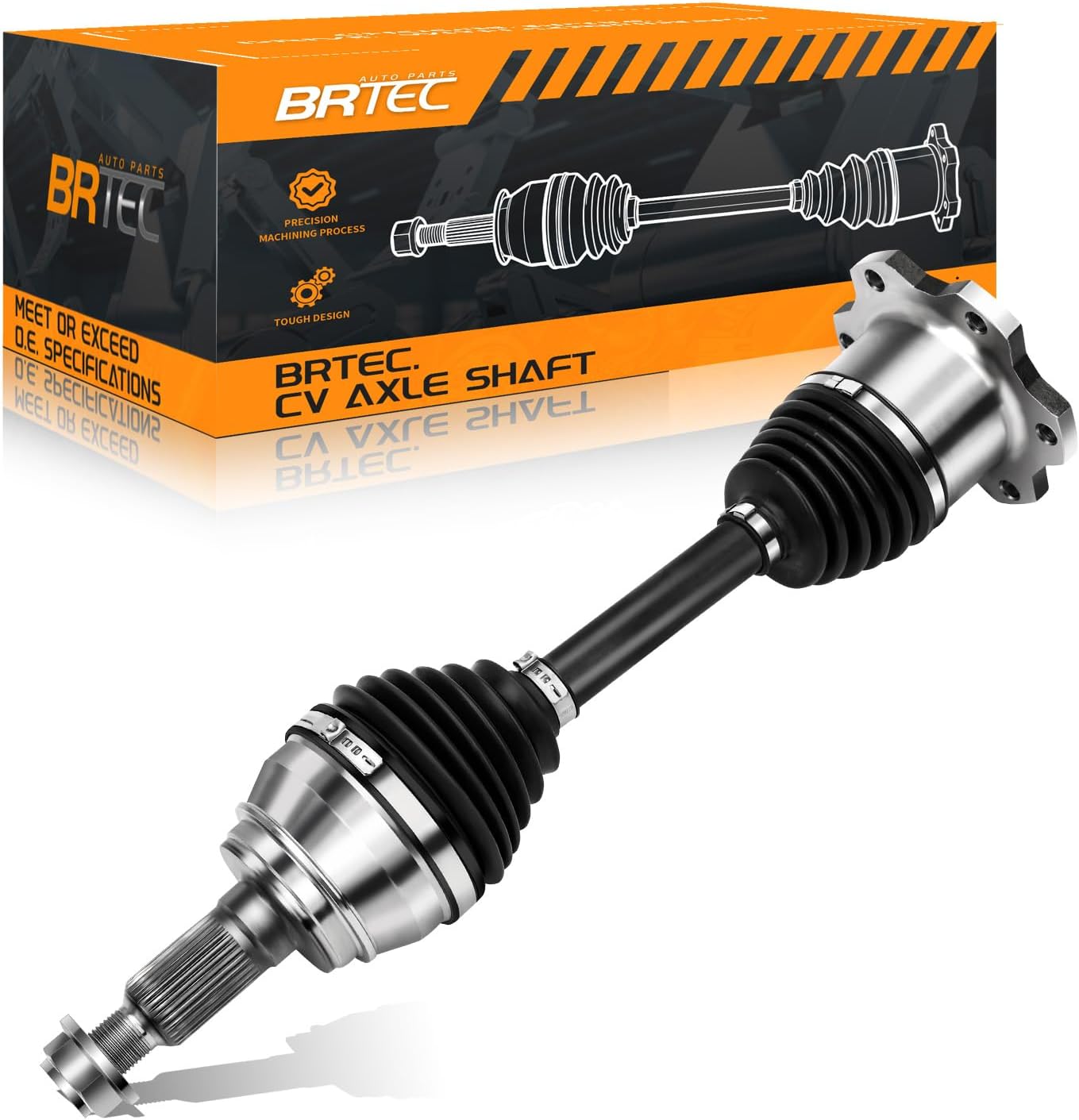 AWD & 4WD FRONT CV Axle Shaft Compatible with Cadillac Escalade EXT ESV 1999-2006, Chevy Tahoe Avalanche Silverado Suburban 1500 1998-06, K2500 K1500, GMC Yukon XL Sierra 1500 # 66-1009HD