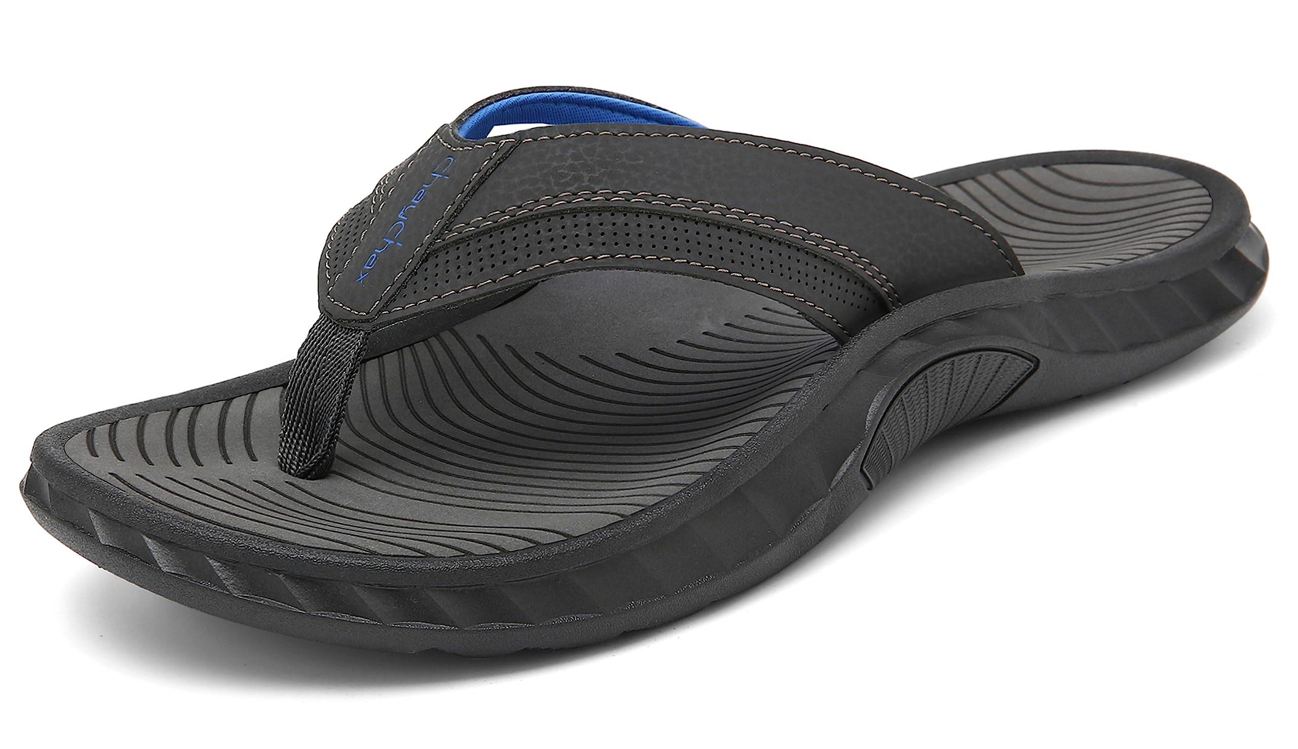 ChayChax Chanclas Hombre Sandalias Deportivo de Playa y Piscina Soporte del Arco Verano Zapatillas Flip Flops Antideslizante
