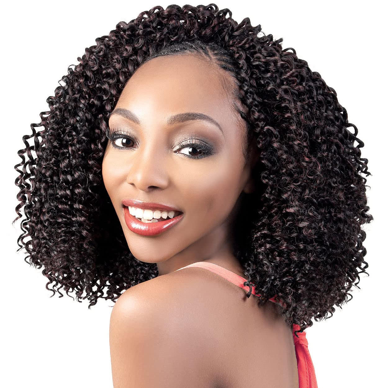 Motown Tress (C.jerry Curl 30 Loops 12 Inch) Synthetic Crochet Braiding Hair